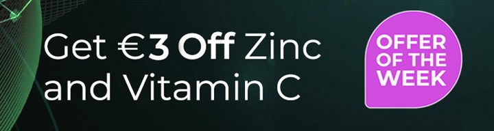 Offer of the week - Zinc and Vitamin C €3 off