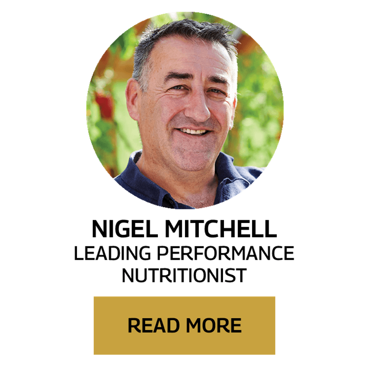 Nigel Mitchell. Leading Performance Nutritionist. Read More. 