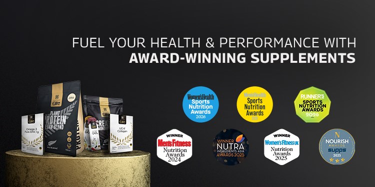 Fuel your health and performance with award-winning supplements. 