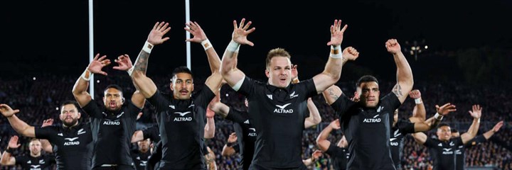 All Blacks doing the Haka