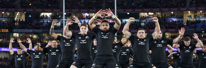 All Blacks doing the Haka