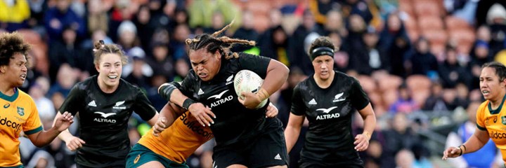 Black Ferns in action against Australia