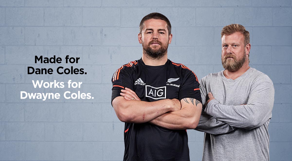 Made for Dane Coles, works for Dwayne Coles