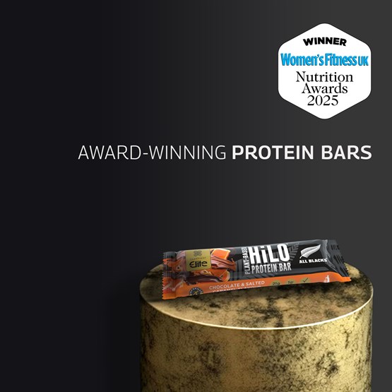 All Blacks Plant−Based HiLo® Protein Bar 