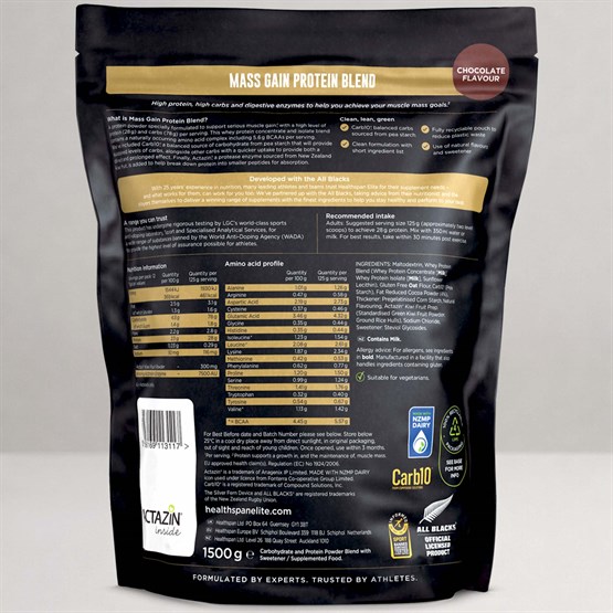 All Blacks Mass Gain Protein Blend − Chocolate 