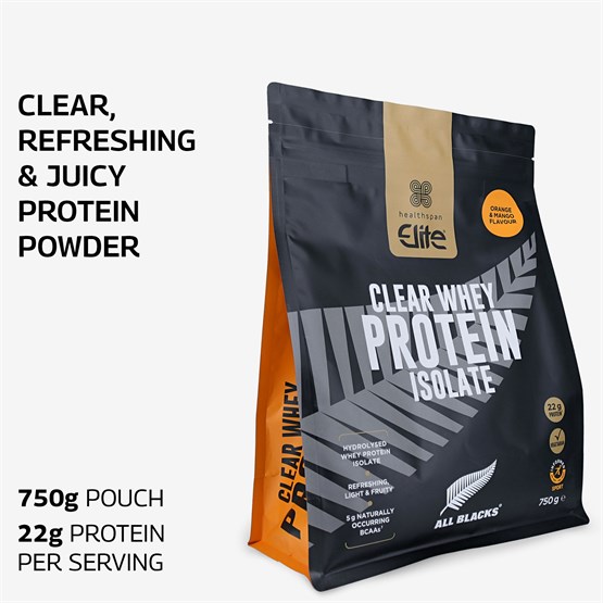 All Blacks Clear Whey Protein Isolate 