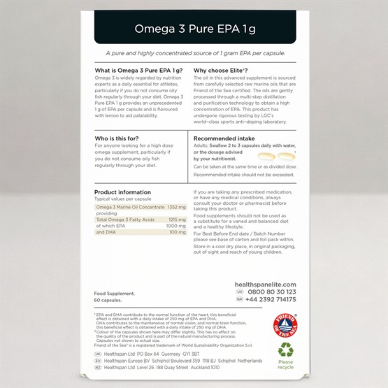 Omega 3 Pure EPA 1g 