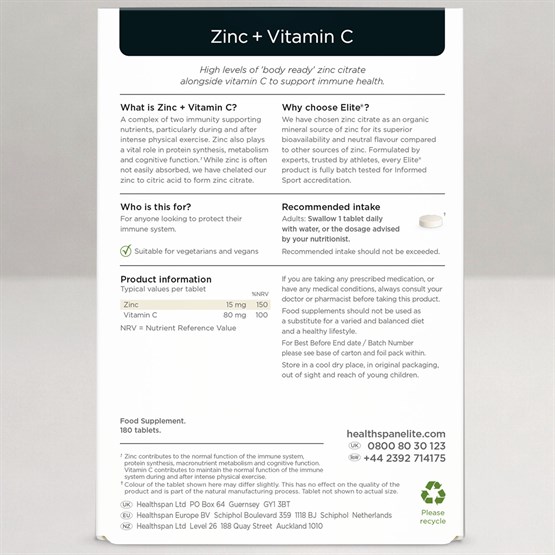 Zinc + Vitamin C 