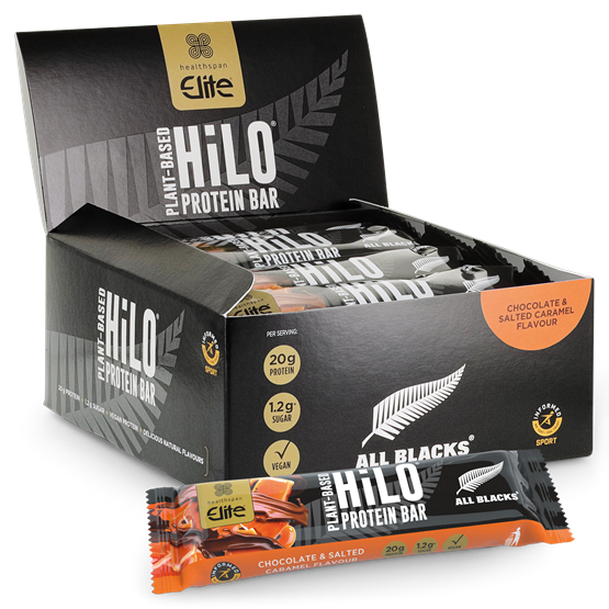 All Blacks Plant−Based HiLo® Protein Bar